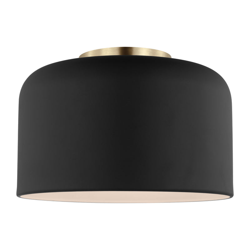 One Light Flush Mount<br /><span style="color:#4AB0CE;">Entrega: 4-10 dias en USA</span><br /><span style="color:#4AB0CE;font-size:60%;">PREGUNTE POR ENTREGA EN PANAMA</span><br />Collection: Malone<br />Finish: Midnight Black