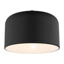 One Light Flush Mount<br /><span style="color:#4AB0CE;">Entrega: 5-6 semanas en USA</span><br /><span style="color:#4AB0CE;font-size:60%;">PREGUNTE POR ENTREGA EN PANAMA</span><br />Collection: Malone<br />Finish: Midnight Black