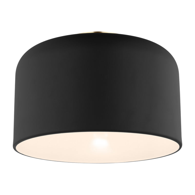 One Light Flush Mount<br /><span style="color:#4AB0CE;">Entrega: 4-10 dias en USA</span><br /><span style="color:#4AB0CE;font-size:60%;">PREGUNTE POR ENTREGA EN PANAMA</span><br />Collection: Malone<br />Finish: Midnight Black