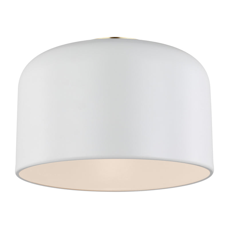 One Light Flush Mount<br /><span style="color:#4AB0CE;">Entrega: 4-10 dias en USA</span><br /><span style="color:#4AB0CE;font-size:60%;">PREGUNTE POR ENTREGA EN PANAMA</span><br />Collection: Malone<br />Finish: Matte White