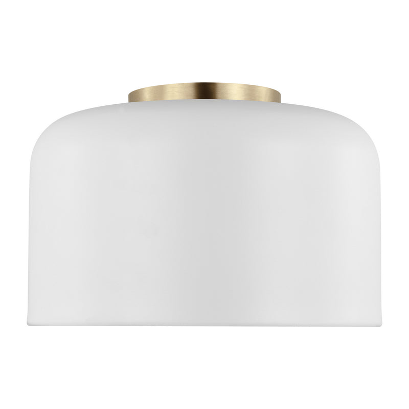 One Light Flush Mount<br /><span style="color:#4AB0CE;">Entrega: 4-10 dias en USA</span><br /><span style="color:#4AB0CE;font-size:60%;">PREGUNTE POR ENTREGA EN PANAMA</span><br />Collection: Malone<br />Finish: Matte White