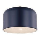 One Light Flush Mount<br /><span style="color:#4AB0CE;">Entrega: 4-10 dias en USA</span><br /><span style="color:#4AB0CE;font-size:60%;">PREGUNTE POR ENTREGA EN PANAMA</span><br />Collection: Malone<br />Finish: Navy