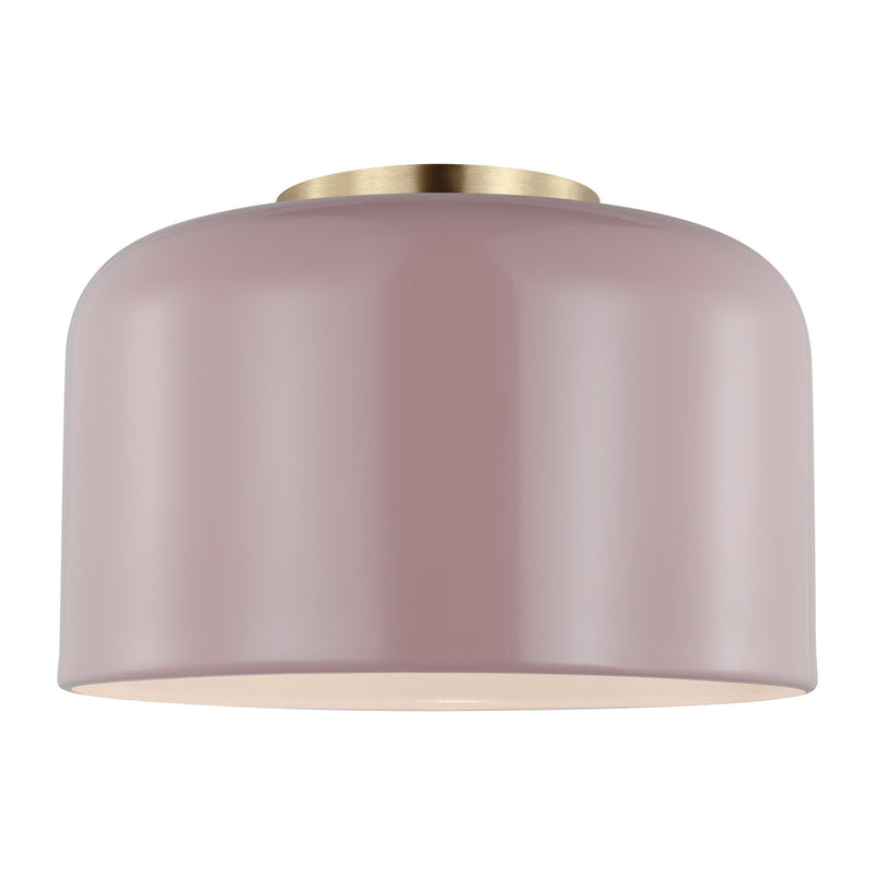 One Light Flush Mount<br /><span style="color:#4AB0CE;">Entrega: 4-10 dias en USA</span><br /><span style="color:#4AB0CE;font-size:60%;">PREGUNTE POR ENTREGA EN PANAMA</span><br />Collection: Malone<br />Finish: Rose