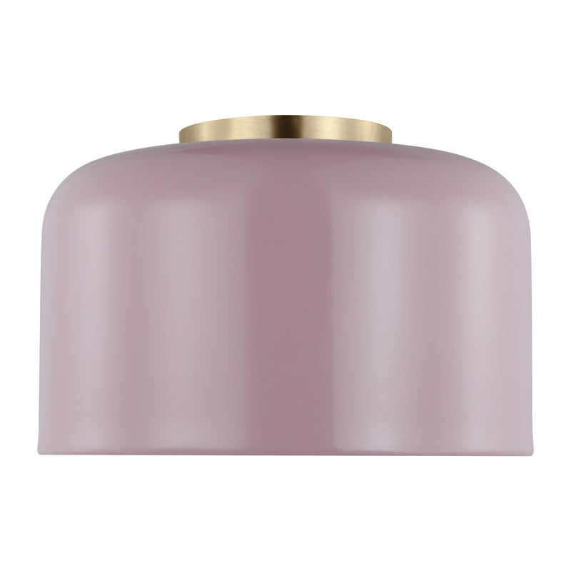 One Light Flush Mount<br /><span style="color:#4AB0CE;">Entrega: 4-10 dias en USA</span><br /><span style="color:#4AB0CE;font-size:60%;">PREGUNTE POR ENTREGA EN PANAMA</span><br />Collection: Malone<br />Finish: Rose