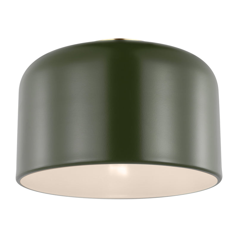 One Light Flush Mount<br /><span style="color:#4AB0CE;">Entrega: 4-10 dias en USA</span><br /><span style="color:#4AB0CE;font-size:60%;">PREGUNTE POR ENTREGA EN PANAMA</span><br />Collection: Malone<br />Finish: Olive