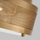 Three Light Flush Mount<br /><span style="color:#4AB0CE;">Entrega: 7-8 semanas en USA</span><br /><span style="color:#4AB0CE;font-size:60%;">PREGUNTE POR ENTREGA EN PANAMA</span><br />Collection: Vander<br />Finish: Satin Brass