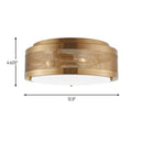 Three Light Flush Mount<br /><span style="color:#4AB0CE;">Entrega: 7-8 semanas en USA</span><br /><span style="color:#4AB0CE;font-size:60%;">PREGUNTE POR ENTREGA EN PANAMA</span><br />Collection: Vander<br />Finish: Satin Brass