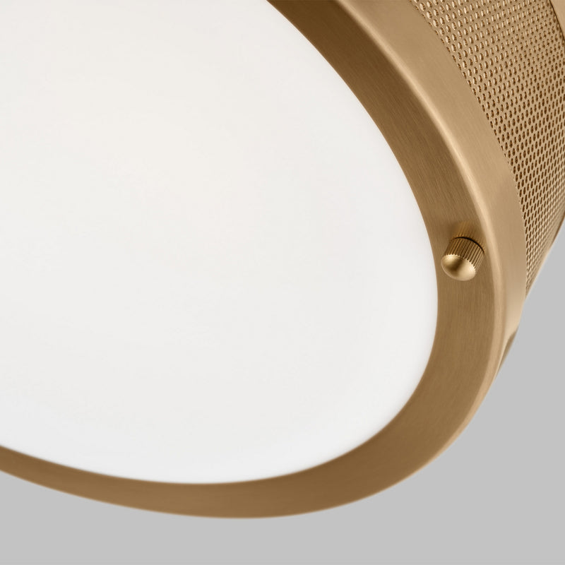 LED Flush Mount<br /><span style="color:#4AB0CE;">Entrega: 4-10 dias en USA</span><br /><span style="color:#4AB0CE;font-size:60%;">PREGUNTE POR ENTREGA EN PANAMA</span><br />Collection: Vander<br />Finish: Satin Brass