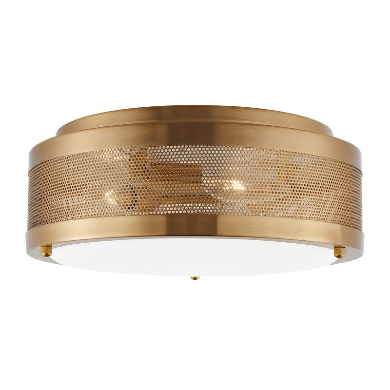 LED Flush Mount<br /><span style="color:#4AB0CE;">Entrega: 4-10 dias en USA</span><br /><span style="color:#4AB0CE;font-size:60%;">PREGUNTE POR ENTREGA EN PANAMA</span><br />Collection: Vander<br />Finish: Satin Brass
