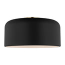 One Light Flush Mount<br /><span style="color:#4AB0CE;">Entrega: 4-10 dias en USA</span><br /><span style="color:#4AB0CE;font-size:60%;">PREGUNTE POR ENTREGA EN PANAMA</span><br />Collection: Malone<br />Finish: Midnight Black