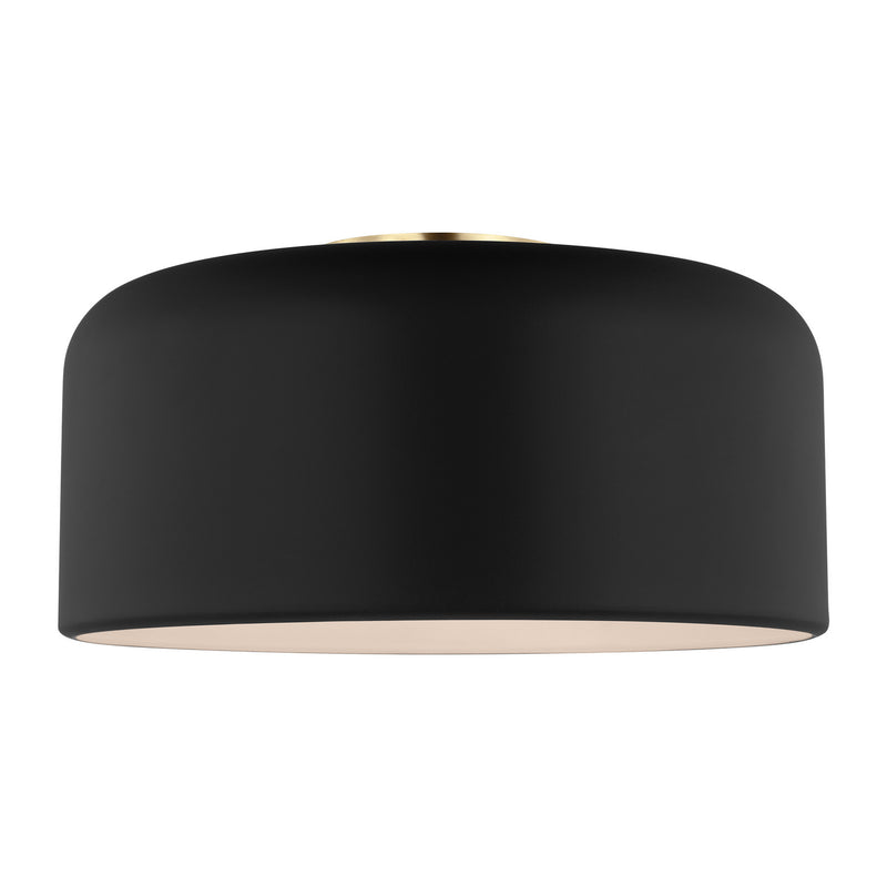 One Light Flush Mount<br /><span style="color:#4AB0CE;">Entrega: 4-10 dias en USA</span><br /><span style="color:#4AB0CE;font-size:60%;">PREGUNTE POR ENTREGA EN PANAMA</span><br />Collection: Malone<br />Finish: Midnight Black