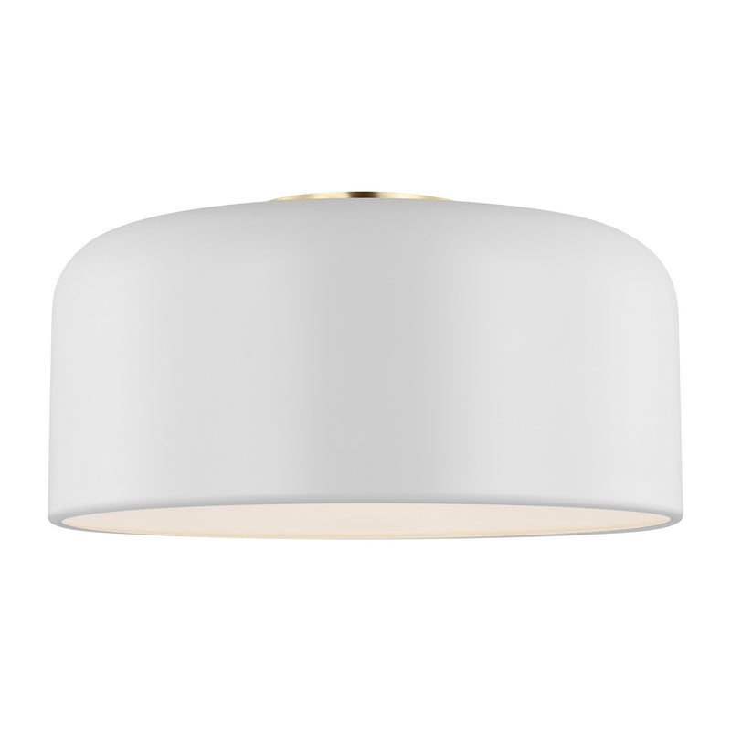 One Light Flush Mount<br /><span style="color:#4AB0CE;">Entrega: 4-10 dias en USA</span><br /><span style="color:#4AB0CE;font-size:60%;">PREGUNTE POR ENTREGA EN PANAMA</span><br />Collection: Malone<br />Finish: Matte White