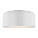 One Light Flush Mount<br /><span style="color:#4AB0CE;">Entrega: 4-10 dias en USA</span><br /><span style="color:#4AB0CE;font-size:60%;">PREGUNTE POR ENTREGA EN PANAMA</span><br />Collection: Malone<br />Finish: Matte White
