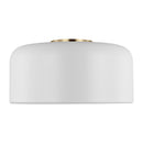 One Light Flush Mount<br /><span style="color:#4AB0CE;">Entrega: 4-10 dias en USA</span><br /><span style="color:#4AB0CE;font-size:60%;">PREGUNTE POR ENTREGA EN PANAMA</span><br />Collection: Malone<br />Finish: Matte White
