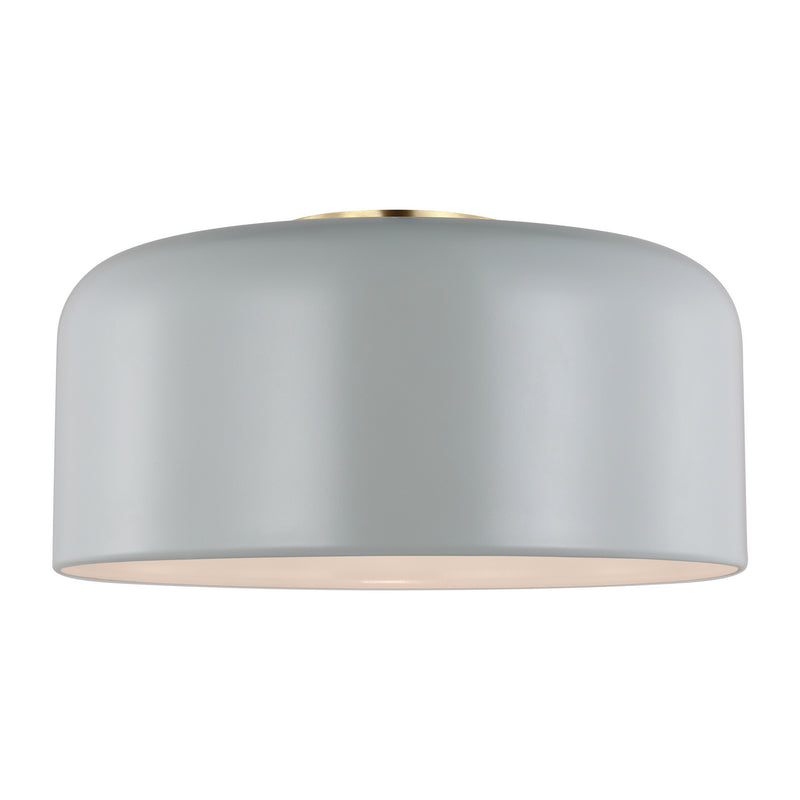 One Light Flush Mount<br /><span style="color:#4AB0CE;">Entrega: 4-10 dias en USA</span><br /><span style="color:#4AB0CE;font-size:60%;">PREGUNTE POR ENTREGA EN PANAMA</span><br />Collection: Malone<br />Finish: Matte Grey