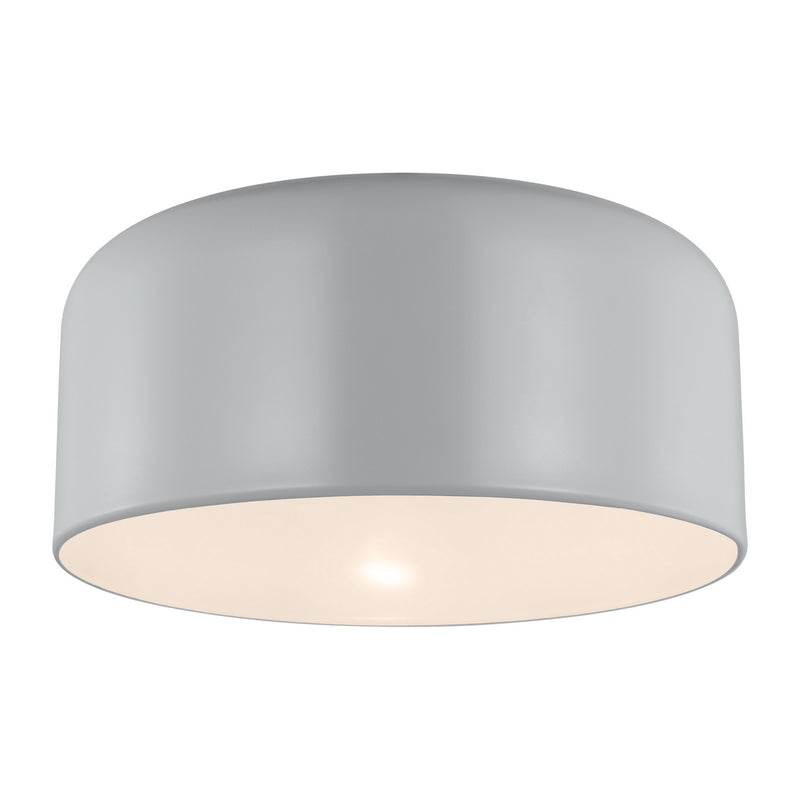 One Light Flush Mount<br /><span style="color:#4AB0CE;">Entrega: 4-10 dias en USA</span><br /><span style="color:#4AB0CE;font-size:60%;">PREGUNTE POR ENTREGA EN PANAMA</span><br />Collection: Malone<br />Finish: Matte Grey