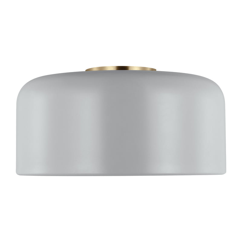 One Light Flush Mount<br /><span style="color:#4AB0CE;">Entrega: 4-10 dias en USA</span><br /><span style="color:#4AB0CE;font-size:60%;">PREGUNTE POR ENTREGA EN PANAMA</span><br />Collection: Malone<br />Finish: Matte Grey