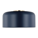 One Light Flush Mount<br /><span style="color:#4AB0CE;">Entrega: 4-10 dias en USA</span><br /><span style="color:#4AB0CE;font-size:60%;">PREGUNTE POR ENTREGA EN PANAMA</span><br />Collection: Malone<br />Finish: Navy