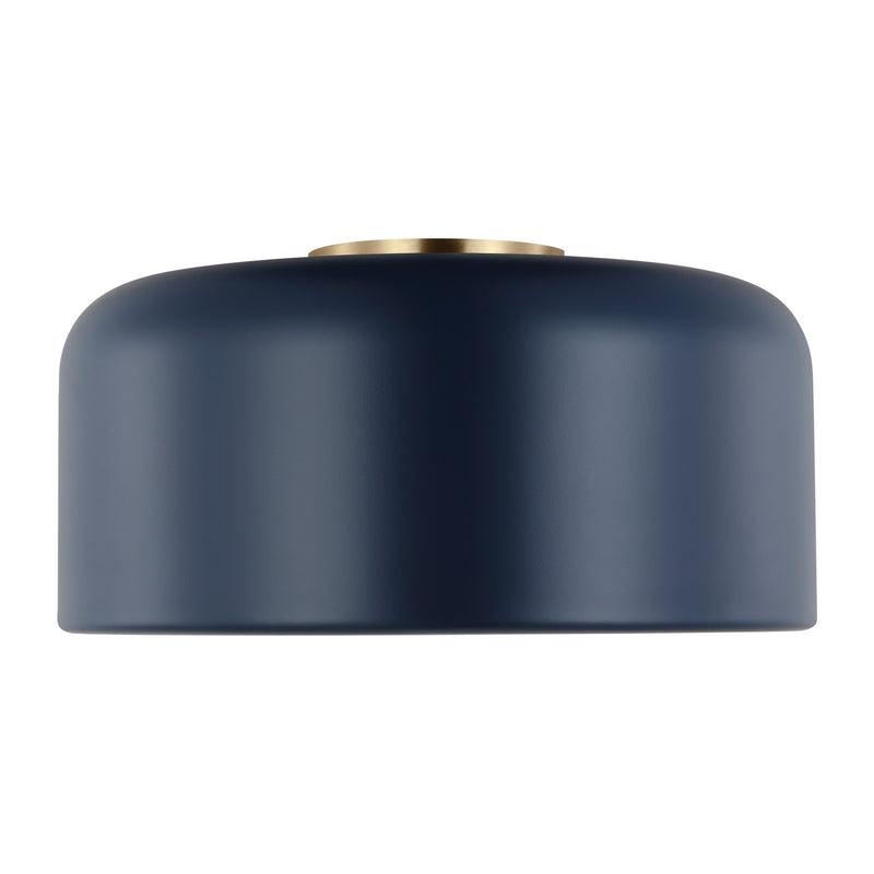 One Light Flush Mount<br /><span style="color:#4AB0CE;">Entrega: 4-10 dias en USA</span><br /><span style="color:#4AB0CE;font-size:60%;">PREGUNTE POR ENTREGA EN PANAMA</span><br />Collection: Malone<br />Finish: Navy