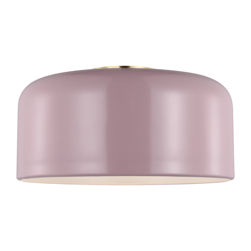 One Light Flush Mount<br /><span style="color:#4AB0CE;">Entrega: 4-10 dias en USA</span><br /><span style="color:#4AB0CE;font-size:60%;">PREGUNTE POR ENTREGA EN PANAMA</span><br />Collection: Malone<br />Finish: Rose