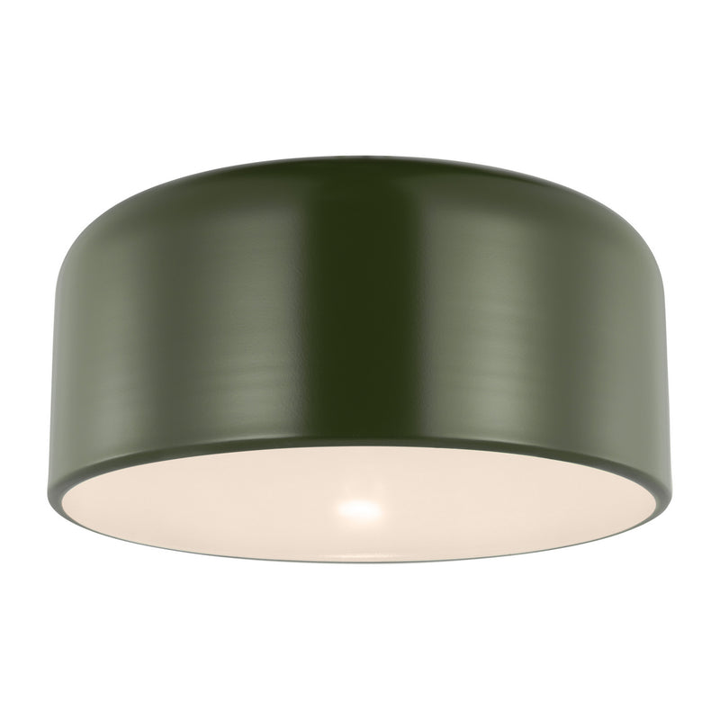 One Light Flush Mount<br /><span style="color:#4AB0CE;">Entrega: 4-10 dias en USA</span><br /><span style="color:#4AB0CE;font-size:60%;">PREGUNTE POR ENTREGA EN PANAMA</span><br />Collection: Malone<br />Finish: Olive