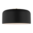 LED Flush Mount<br /><span style="color:#4AB0CE;">Entrega: 4-10 dias en USA</span><br /><span style="color:#4AB0CE;font-size:60%;">PREGUNTE POR ENTREGA EN PANAMA</span><br />Collection: Malone<br />Finish: Midnight Black