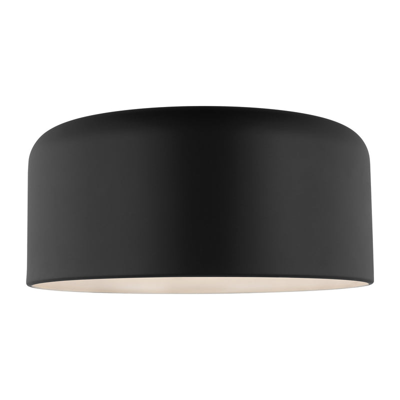 One Light Flush Mount<br /><span style="color:#4AB0CE;">Entrega: 4-10 dias en USA</span><br /><span style="color:#4AB0CE;font-size:60%;">PREGUNTE POR ENTREGA EN PANAMA</span><br />Collection: Malone<br />Finish: Midnight Black