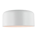 One Light Flush Mount<br /><span style="color:#4AB0CE;">Entrega: 4-10 dias en USA</span><br /><span style="color:#4AB0CE;font-size:60%;">PREGUNTE POR ENTREGA EN PANAMA</span><br />Collection: Malone<br />Finish: Matte White
