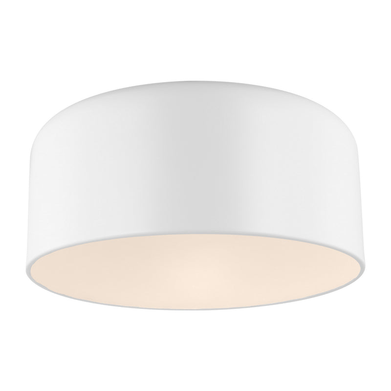 One Light Flush Mount<br /><span style="color:#4AB0CE;">Entrega: 4-10 dias en USA</span><br /><span style="color:#4AB0CE;font-size:60%;">PREGUNTE POR ENTREGA EN PANAMA</span><br />Collection: Malone<br />Finish: Matte White