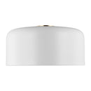One Light Flush Mount<br /><span style="color:#4AB0CE;">Entrega: 4-10 dias en USA</span><br /><span style="color:#4AB0CE;font-size:60%;">PREGUNTE POR ENTREGA EN PANAMA</span><br />Collection: Malone<br />Finish: Matte White