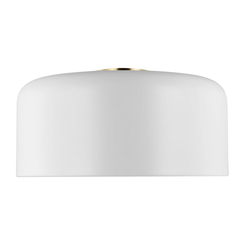 One Light Flush Mount<br /><span style="color:#4AB0CE;">Entrega: 4-10 dias en USA</span><br /><span style="color:#4AB0CE;font-size:60%;">PREGUNTE POR ENTREGA EN PANAMA</span><br />Collection: Malone<br />Finish: Matte White