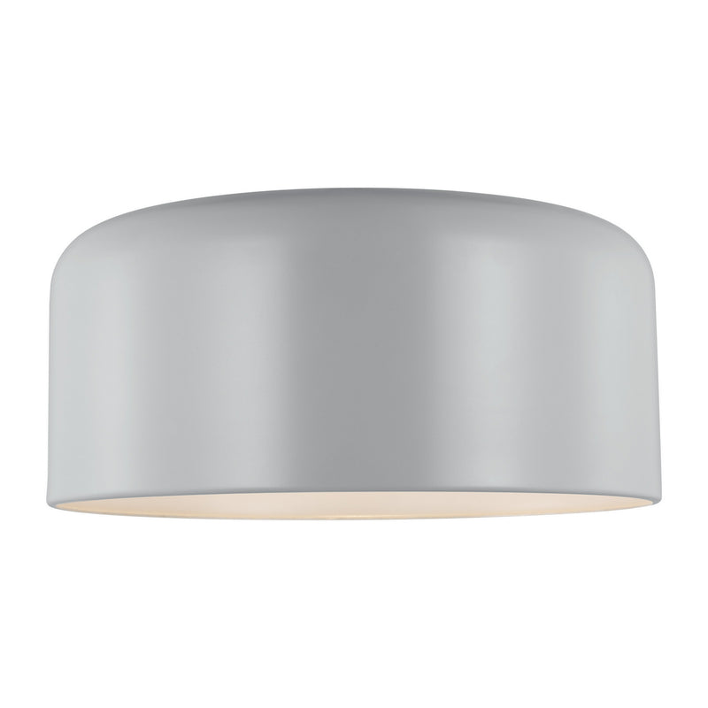 One Light Flush Mount<br /><span style="color:#4AB0CE;">Entrega: 4-10 dias en USA</span><br /><span style="color:#4AB0CE;font-size:60%;">PREGUNTE POR ENTREGA EN PANAMA</span><br />Collection: Malone<br />Finish: Matte Grey