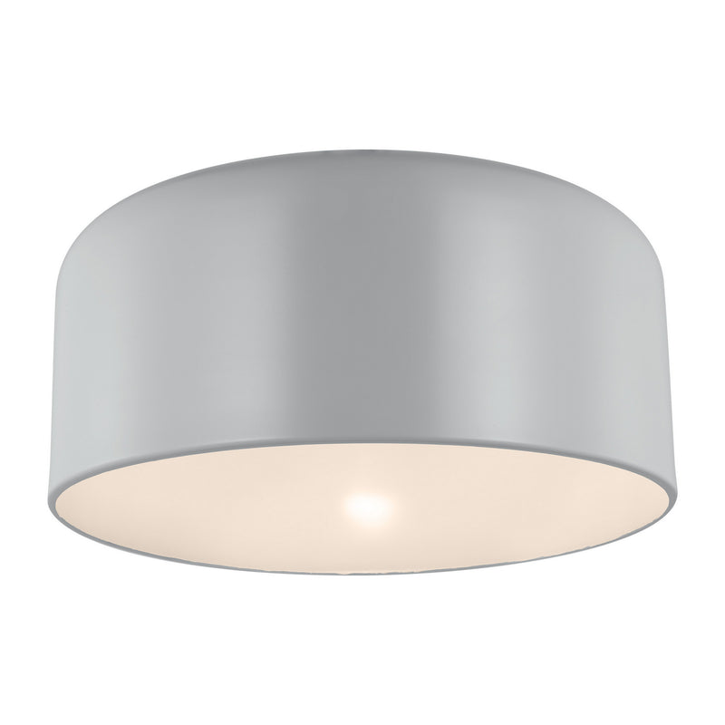 One Light Flush Mount<br /><span style="color:#4AB0CE;">Entrega: 4-10 dias en USA</span><br /><span style="color:#4AB0CE;font-size:60%;">PREGUNTE POR ENTREGA EN PANAMA</span><br />Collection: Malone<br />Finish: Matte Grey