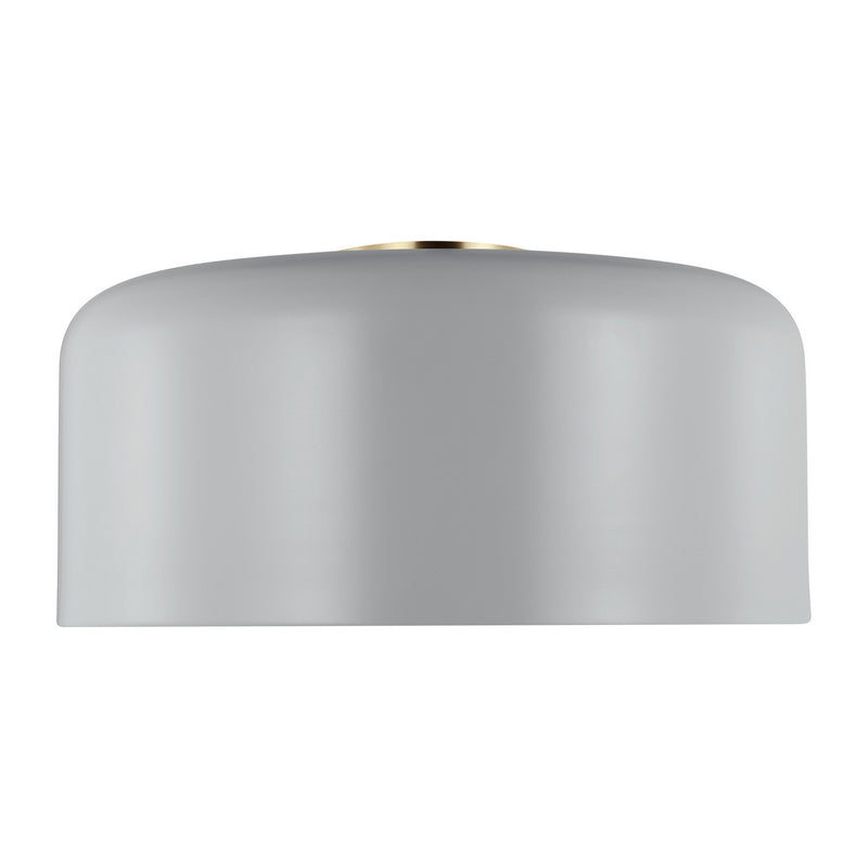 One Light Flush Mount<br /><span style="color:#4AB0CE;">Entrega: 4-10 dias en USA</span><br /><span style="color:#4AB0CE;font-size:60%;">PREGUNTE POR ENTREGA EN PANAMA</span><br />Collection: Malone<br />Finish: Matte Grey