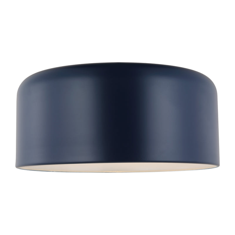 One Light Flush Mount<br /><span style="color:#4AB0CE;">Entrega: 4-5 semanas en USA</span><br /><span style="color:#4AB0CE;font-size:60%;">PREGUNTE POR ENTREGA EN PANAMA</span><br />Collection: Malone<br />Finish: Navy