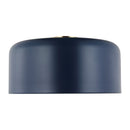 One Light Flush Mount<br /><span style="color:#4AB0CE;">Entrega: 4-10 dias en USA</span><br /><span style="color:#4AB0CE;font-size:60%;">PREGUNTE POR ENTREGA EN PANAMA</span><br />Collection: Malone<br />Finish: Navy