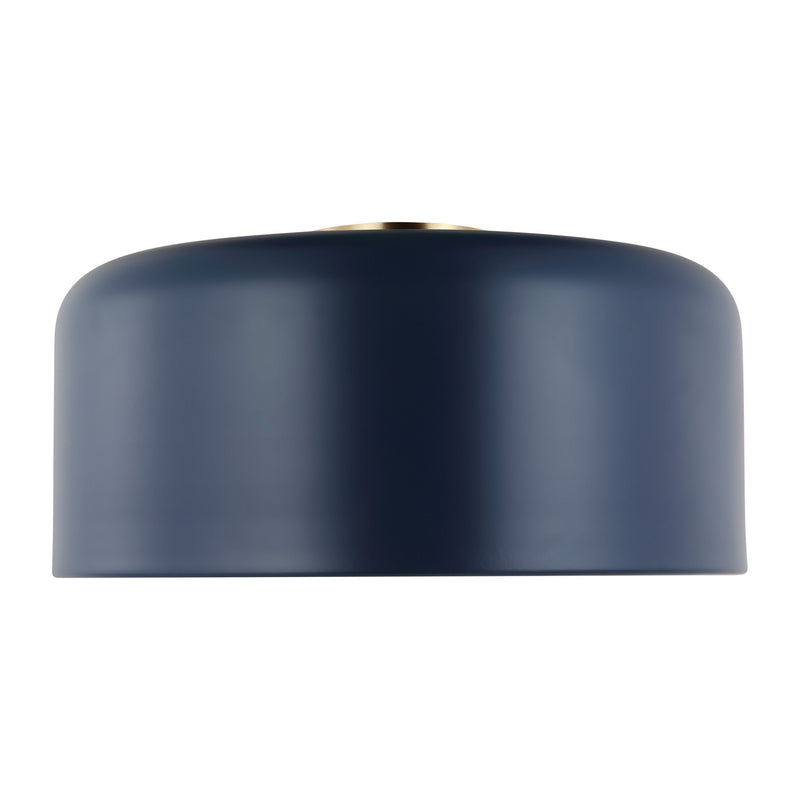 One Light Flush Mount<br /><span style="color:#4AB0CE;">Entrega: 4-5 semanas en USA</span><br /><span style="color:#4AB0CE;font-size:60%;">PREGUNTE POR ENTREGA EN PANAMA</span><br />Collection: Malone<br />Finish: Navy