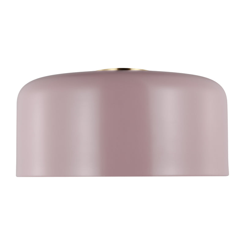 One Light Flush Mount<br /><span style="color:#4AB0CE;">Entrega: 4-10 dias en USA</span><br /><span style="color:#4AB0CE;font-size:60%;">PREGUNTE POR ENTREGA EN PANAMA</span><br />Collection: Malone<br />Finish: Rose