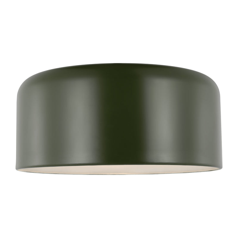 One Light Flush Mount<br /><span style="color:#4AB0CE;">Entrega: 4-10 dias en USA</span><br /><span style="color:#4AB0CE;font-size:60%;">PREGUNTE POR ENTREGA EN PANAMA</span><br />Collection: Malone<br />Finish: Olive