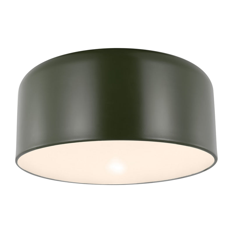 One Light Flush Mount<br /><span style="color:#4AB0CE;">Entrega: 4-10 dias en USA</span><br /><span style="color:#4AB0CE;font-size:60%;">PREGUNTE POR ENTREGA EN PANAMA</span><br />Collection: Malone<br />Finish: Olive