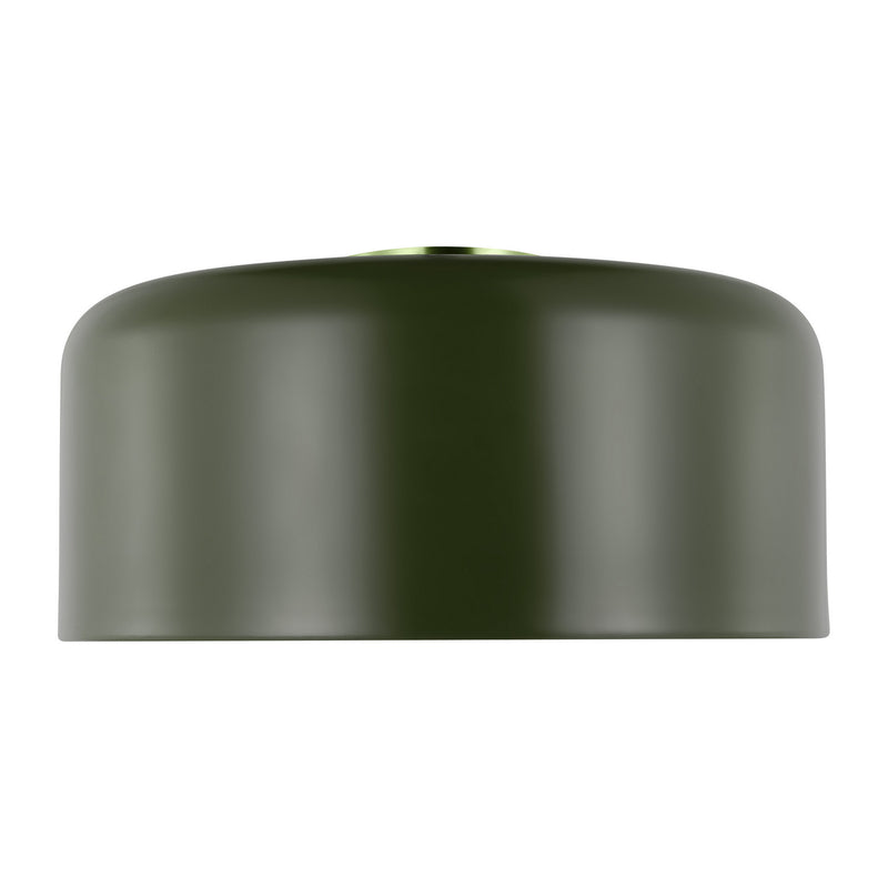 One Light Flush Mount<br /><span style="color:#4AB0CE;">Entrega: 4-10 dias en USA</span><br /><span style="color:#4AB0CE;font-size:60%;">PREGUNTE POR ENTREGA EN PANAMA</span><br />Collection: Malone<br />Finish: Olive