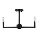 Three Light Semi-Flush Mount<br /><span style="color:#4AB0CE;">Entrega: 4-10 dias en USA</span><br /><span style="color:#4AB0CE;font-size:60%;">PREGUNTE POR ENTREGA EN PANAMA</span><br />Collection: Fullton<br />Finish: Midnight Black