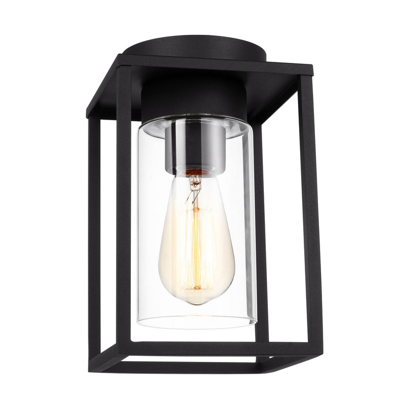 One Light Outdoor Flush Mount<br /><span style="color:#4AB0CE;">Entrega: 4-10 dias en USA</span><br /><span style="color:#4AB0CE;font-size:60%;">PREGUNTE POR ENTREGA EN PANAMA</span><br />Collection: Vado<br />Finish: Black