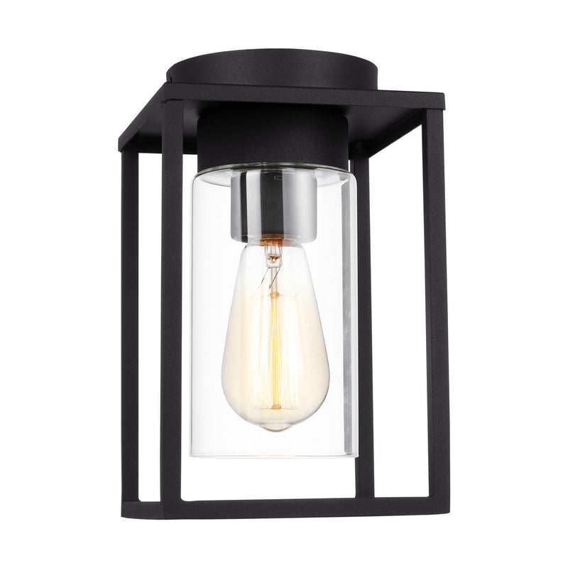 One Light Outdoor Flush Mount<br /><span style="color:#4AB0CE;">Entrega: 4-10 dias en USA</span><br /><span style="color:#4AB0CE;font-size:60%;">PREGUNTE POR ENTREGA EN PANAMA</span><br />Collection: Vado<br />Finish: Black