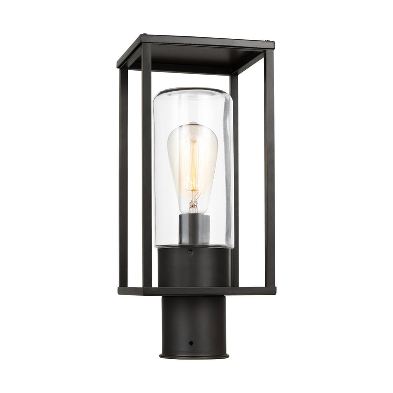 One Light Outdoor Post Lantern<br /><span style="color:#4AB0CE;">Entrega: 4-10 dias en USA</span><br /><span style="color:#4AB0CE;font-size:60%;">PREGUNTE POR ENTREGA EN PANAMA</span><br />Collection: Vado<br />Finish: Antique Bronze