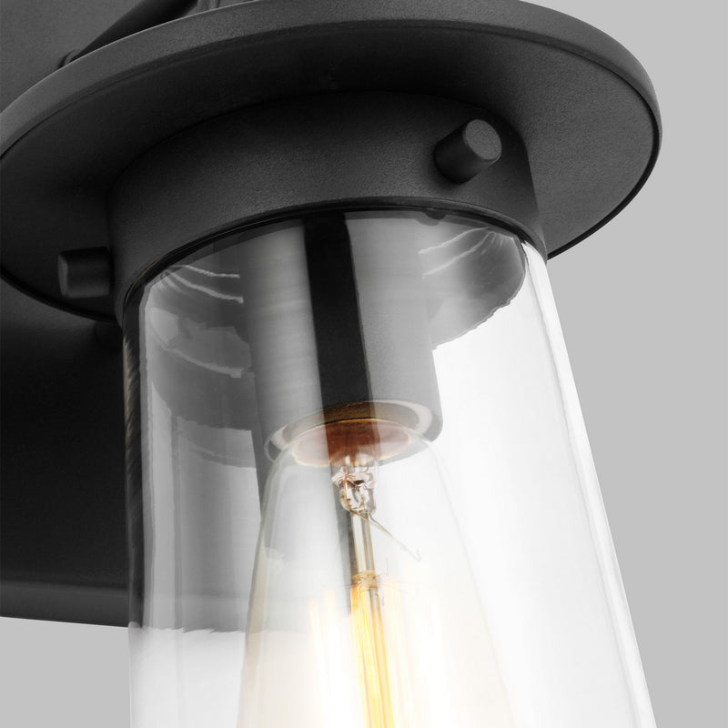 Generation Lighting - 8508901-12 - One Light Outdoor Wall Lantern - Tybee - Black