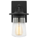 One Light Outdoor Wall Lantern<br /><span style="color:#4AB0CE;">Entrega: 4-10 dias en USA</span><br /><span style="color:#4AB0CE;font-size:60%;">PREGUNTE POR ENTREGA EN PANAMA</span><br />Collection: Tybee<br />Finish: Black