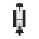 One Light Outdoor Wall Lantern<br /><span style="color:#4AB0CE;">Entrega: 4-10 dias en USA</span><br /><span style="color:#4AB0CE;font-size:60%;">PREGUNTE POR ENTREGA EN PANAMA</span><br />Collection: Alcona<br />Finish: Black