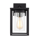 One Light Outdoor Wall Lantern<br /><span style="color:#4AB0CE;">Entrega: 4-10 dias en USA</span><br /><span style="color:#4AB0CE;font-size:60%;">PREGUNTE POR ENTREGA EN PANAMA</span><br />Collection: Vado<br />Finish: Black