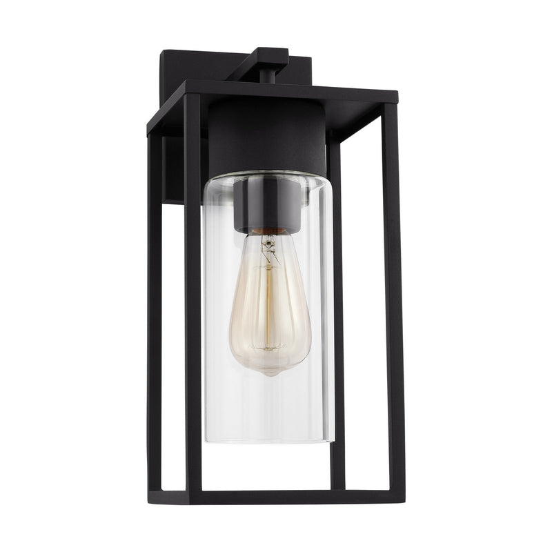 One Light Outdoor Wall Lantern<br /><span style="color:#4AB0CE;">Entrega: 4-10 dias en USA</span><br /><span style="color:#4AB0CE;font-size:60%;">PREGUNTE POR ENTREGA EN PANAMA</span><br />Collection: Vado<br />Finish: Black